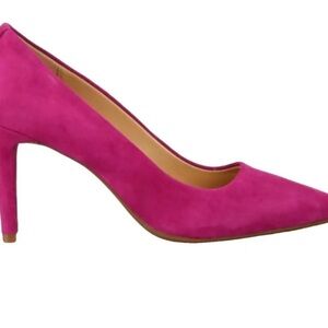 Ivanka Trump Fuchsia Suede Heels